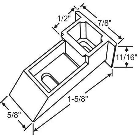 Strybuc Balance Top Sash Guide 900-1855
